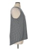 Apt. 9 Houndstooth Silver Sleeveless T-Shirt Size XL - photo 4