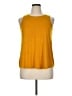 Apt. 9 Yellow Sleeveless T-Shirt Size XL - photo 1