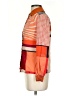 Tory Burch Color Block Orange Long Sleeve Blouse Size 0 - photo 5