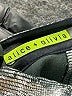 Alice + Olivia 100% Leather Metallic Silver Leather Skirt Size 2 - photo 4