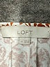 Ann Taylor LOFT 100% Polyester Orange Burgundy Short Sleeve Blouse Size M - photo 7