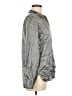 Rails Metallic Gray Long Sleeve Blouse Size M - photo 4