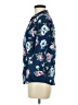 Tantrums Floral Blue 3/4 Sleeve Button-Down Shirt Size M - photo 5