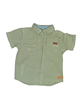 7 For All Mankind Short Sleeve Button Down Shirt