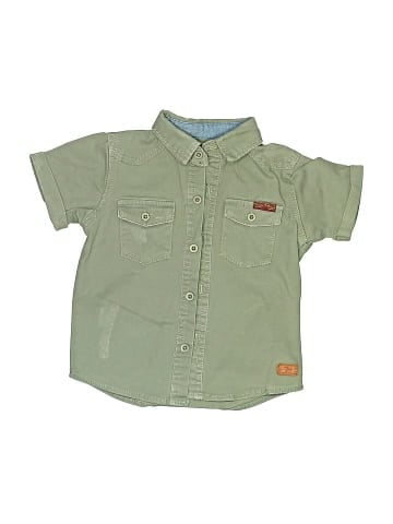 7 For All Mankind Short Sleeve Button-Down Shirt (view 1)