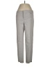 Ecru Solid Gray Dress Pants Size 2 - photo 1
