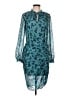 Veronica Beard 100% Silk Teal Blue Cocktail Dress Size 10 - photo 1