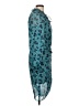 Veronica Beard 100% Silk Teal Blue Cocktail Dress Size 10 - photo 4