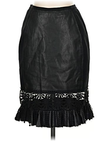 Elie Tahari Faux Leather Skirt (view 1)