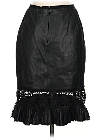 Elie Tahari Faux Leather Skirt (view 2)