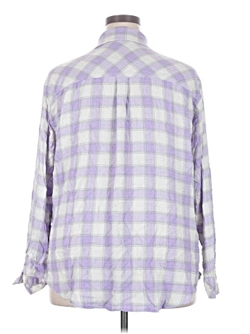 Lane Bryant 3/4 Sleeve Button-Down Shirt (view 2)