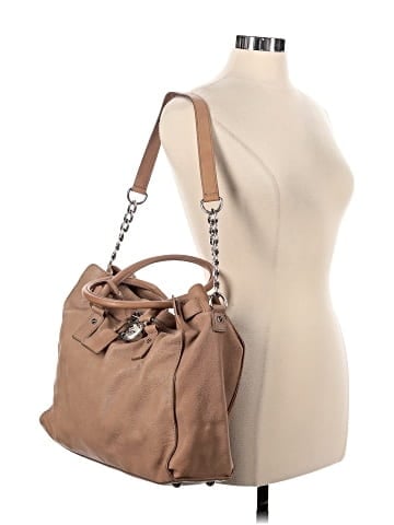 MICHAEL Michael Kors Leather Shoulder Bag (view 2)