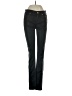 7 For All Mankind Chevron-herringbone Black Jeans Size 26 waist - photo 1
