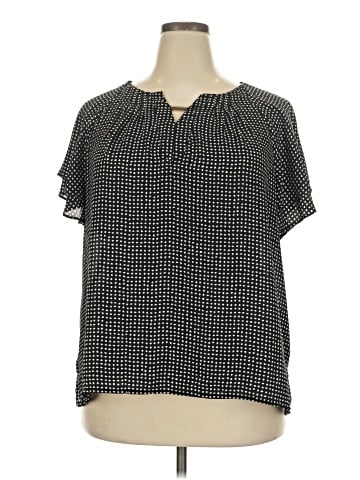 Liz Claiborne Short Sleeve Blouse (view 1)
