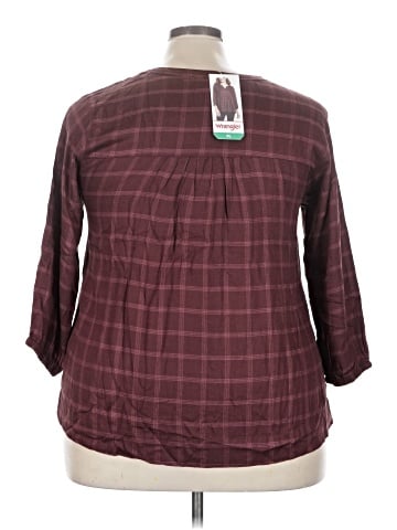 Wrangler Jeans Co 3/4 Sleeve Blouse (view 2)