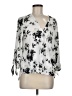 Weston 100% Polyester Gray 3/4 Sleeve Blouse Size M - photo 1