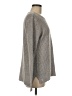 Pink Clover 100% Polyester Tweed Gray Pullover Sweater Size M - photo 4