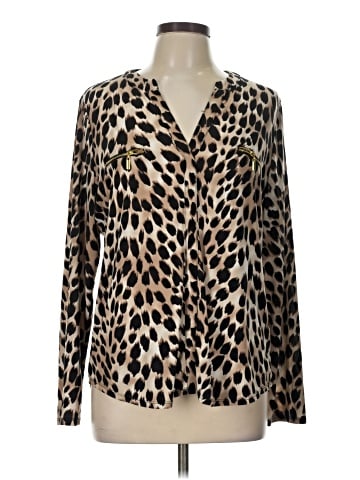 INC International Concepts Long Sleeve Blouse (view 1)