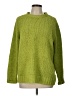 Belle By Kim Gravel Tweed Green Pullover Sweater Size L - photo 1