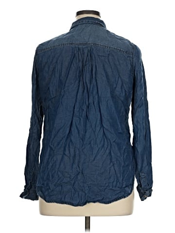 Wet Seal Long Sleeve Button-Down Shirt (view 2)