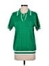 Micoson Green Short Sleeve Blouse Size M - photo 1