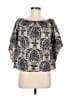 Unbranded 100% Polyester Blue 3/4 Sleeve Blouse Size M - photo 1