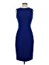 Calvin Klein Solid Blue Cocktail Dress Size P (petite) - photo 1