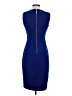 Calvin Klein Solid Blue Cocktail Dress Size P (petite) - photo 2