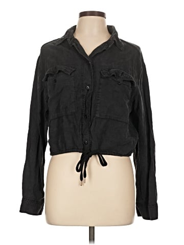 BDG Long Sleeve Button-Down Shirt (view 1)