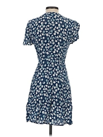 Madewell Button-Wrap Dress in French Floral (view 2)