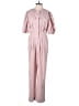 Mable Checkered-gingham Pink Jumpsuit Size S - photo 1