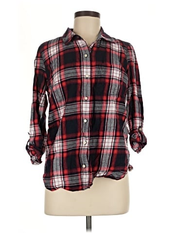 Tommy Hilfiger 3/4 Sleeve Button-Down Shirt (view 1)