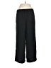 H&M 100% Polyester Solid Black Casual Pants Size 8 - photo 1