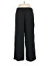H&M 100% Polyester Solid Black Casual Pants Size 8 - photo 2