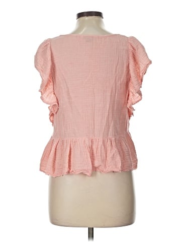 American Eagle Outfitters Short Sleeve Blouse (view 2)