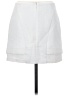 Topshop Solid White Casual Skirt Size 6 - photo 2