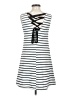 BCX Stripes White Casual Dress Size S - photo 2