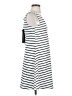 BCX Stripes White Casual Dress Size S - photo 4