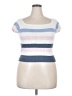 Full Tilt Blue Short Sleeve Top Size XXL - photo 1