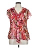 East5th 100% Polyester Pink Short Sleeve Blouse Size XL - photo 1