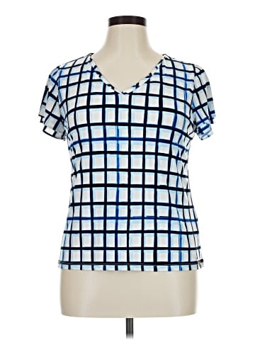 Calvin Klein Short Sleeve Blouse (view 1)