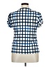 Calvin Klein Blue Short Sleeve Blouse Size XL (petite) - photo 2