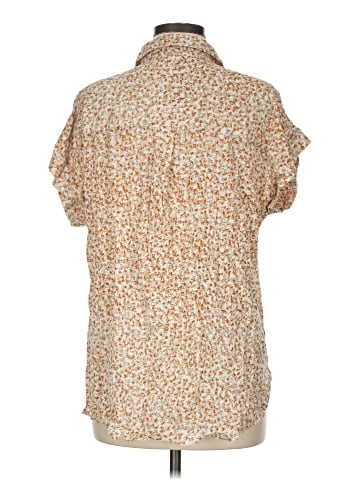 En Creme Short Sleeve Blouse (view 2)