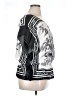 AGB 100% Polyester Black 3/4 Sleeve Blouse Size XL - photo 4