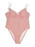 No Boundaries Checkered-gingham Red One Piece Swimsuit Size 12 - 14 - photo 1