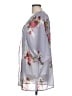 Unbranded 100% Polyester Gray Kimono Size L - photo 5