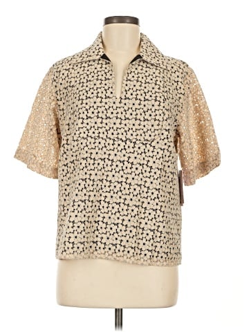 Never A Wallflower Short Sleeve Blouse (view 1)