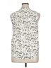 Fun2Fun 100% Polyester Ivory Sleeveless Blouse Size L - photo 2