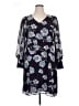 CAbi 100% Polyester Print Blue Casual Dress Size XL - photo 1