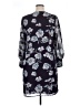 CAbi 100% Polyester Print Blue Casual Dress Size XL - photo 2